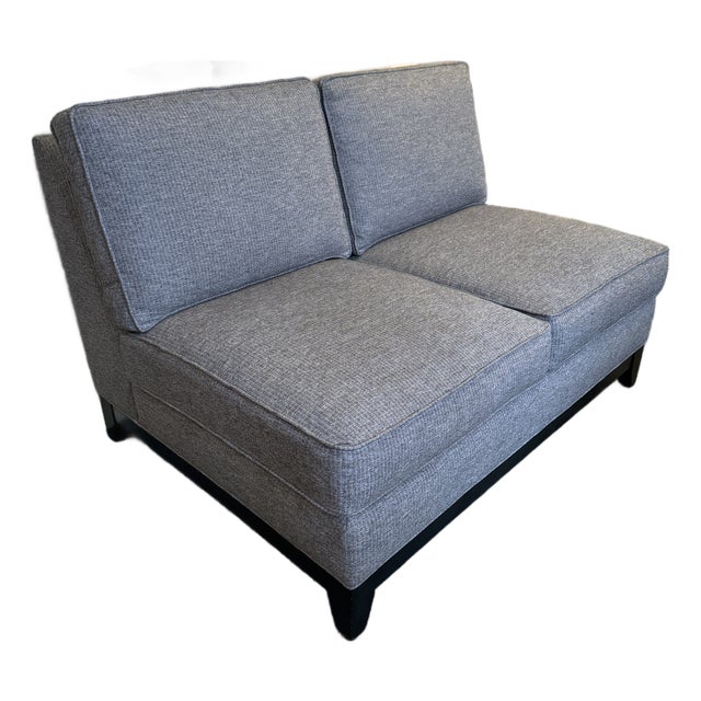 Ethan Allen Build a Sectional Armless Loveseat For Sale