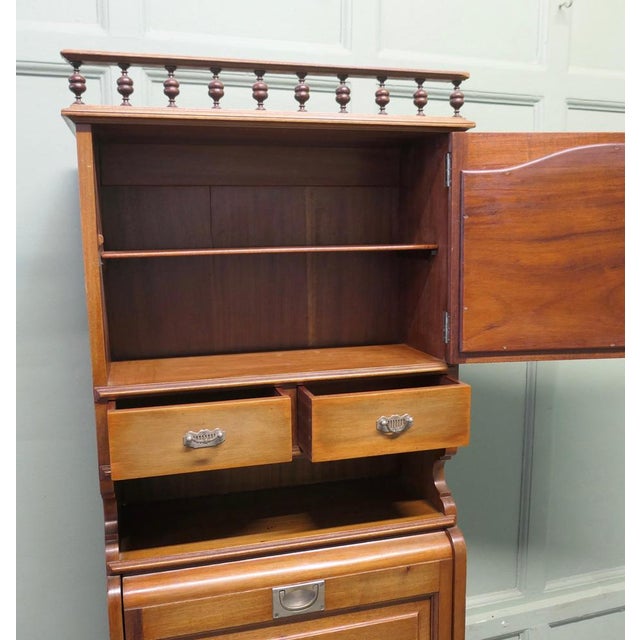 Antique French Marine Vanity Cabinet with Sink, 1910 For Sale - Image 3 of 9