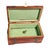Vintage Art Deco Miniature Cedar Treasure Chest — Dated December 1927 For Sale - Image 4 of 4