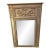 Vintage Mid Century Revival French Style Provance Trumeau Mirror For Sale