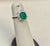2 Carat Natural Cushion Cabochon Emerald & Diamond Ring 14 Karat Yellow Gold For Sale In New York - Image 6 of 8