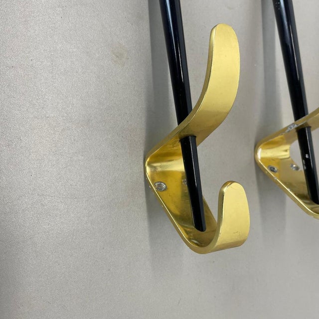 Brass Wardrobe Hook Coat Rack Elements in the style of Carl Auböck, Austria, 1950s, Set of 3 For Sale - Image 13 of 18