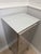 Waterworks Waterworks Metal Cabinet on Casters With Glass Top For Sale - Image 4 of 7