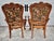 Vintage (1980's) Pair of Arm Chairs has a Tuscan Style. Made by Thomasville Furniture. The Frames are Wood. Beechwood....