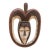 African Kwele Mask, Heartwood Harmony For Sale