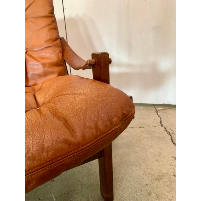 1960s Hunter Lounge Chair Attributed to Torbjørn Afdal for Bruksbo For Sale - Image 10 of 17