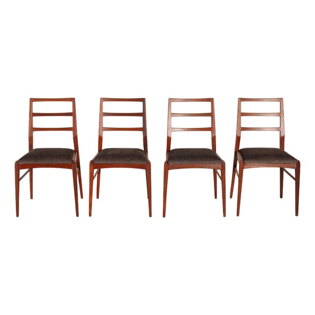 Afromosia Dining Chairs by Richard Hornby for Heals, 1960s, Set of 4 For Sale