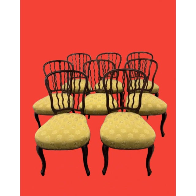 Incredible rare set of eight Seddon chairs by Theordore Alexander from the fabulous Althorp living history collection....