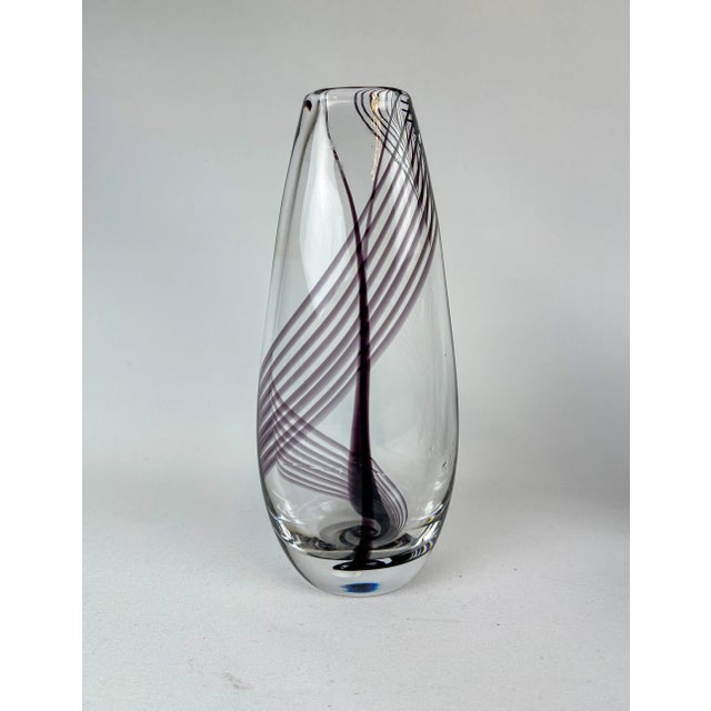 Mid-Century Art Glass Vases by Vicke Lindstrand for Kosta, Set of 5 For Sale - Image 11 of 14