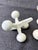 1990s Off White Cast Iron Jacks Set of 3 Decorative Objects For Sale - Image 17 of 17