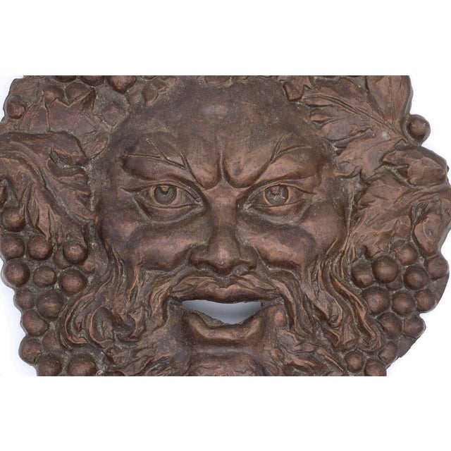 Bronze Large Bronze Bacchus Fountain Spout, French, 19th Century For Sale - Image 8 of 18