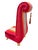 Hollywood Regency Style Upholstered Slipper Chair For Sale In Philadelphia - Image 6 of 10