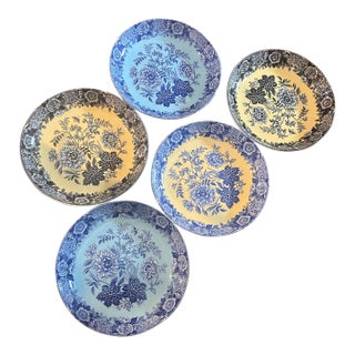 1990s Spode Archive Collection “Jasmine” Bowls - Set of 5 For Sale