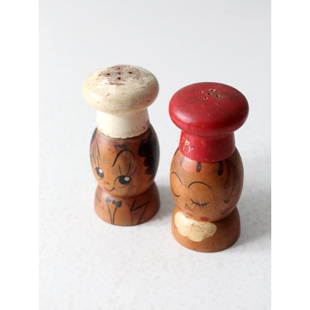 Mid-Century Japanese Salt & Pepper Shakers Pair For Sale - Image 9 of 9