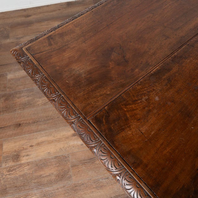 Early 19th Century 19th Century Italian Walnut Monastery Dining Table For Sale - Image 5 of 18