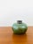 Vintage 1970s Handmade Stoneware Studio Pottery Green Vase For Sale - Image 4 of 9