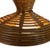 Brown Restored Mid-Century Hanging Rattan Ceiling Lamp Chandelier W/ Center Globe For Sale - Image 8 of 9