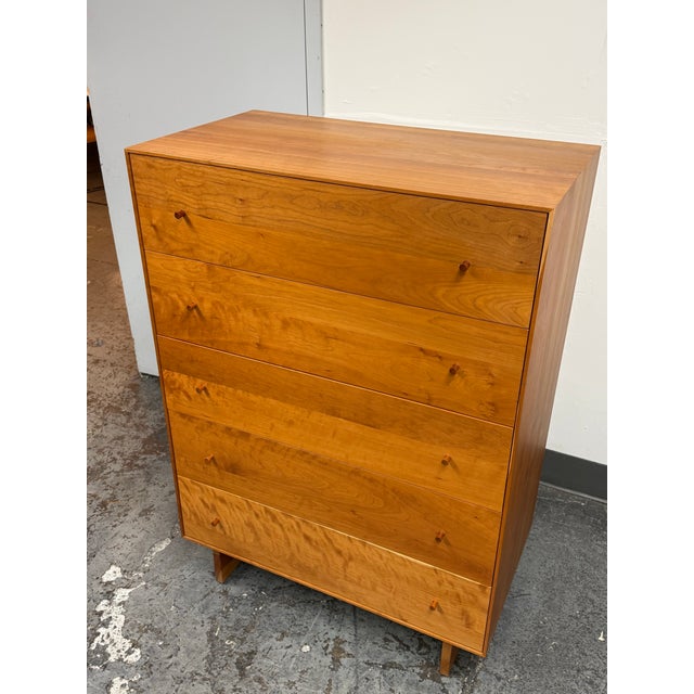 Room & Board Hudson Cherry Wood Dresser For Sale - Image 11 of 12