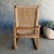 Indoor Outdoor Woven Rope Teak Wood Lounge Chair With Cushion For Sale - Image 12 of 13
