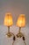 Small Art Deco Table Lamps with Fabric Shades, Vienna, Austria, 1920s, Set of 2 For Sale - Image 11 of 17