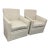 Chaddock Living Room Essence Swivel Chairs, Pair For Sale