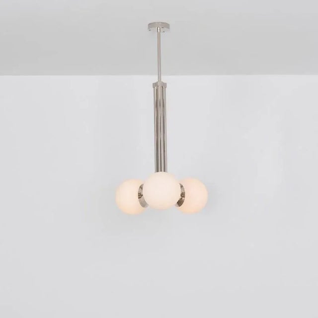 Not Yet Made - Made To Order Tubular Md Black Pendant Light by Schwung For Sale - Image 5 of 9