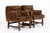 Edward Wormley Pair of Mid-Century Brown Velvet Lounge Chairs Attributed to Edward Wormley, 1960s For Sale - Image 4 of 17