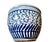 19th-Century Chinese Ming Style Blue and White Porcelain Jardinière For Sale - Image 4 of 7