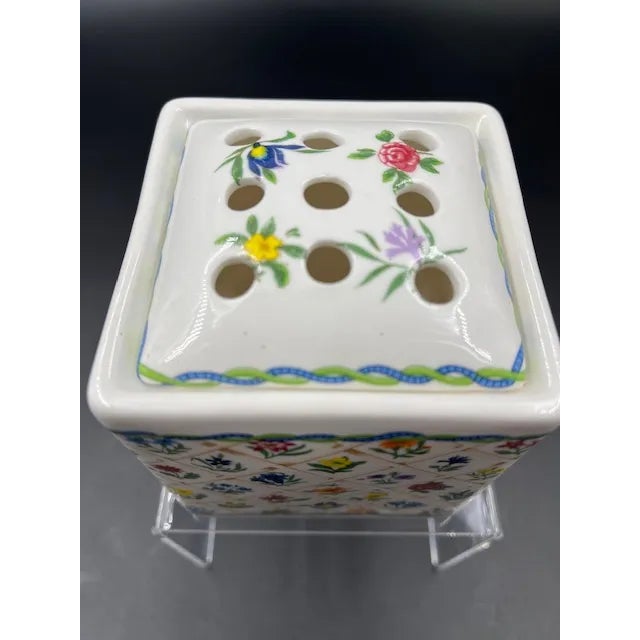 White English Potpourri Lidded Box by Eximious, Ltd For Sale - Image 8 of 12