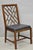 Hollywood Regency Vintage Hollywood Regency Faux Bamboo Lattice Dining Chair by Century - Set of 4 For Sale - Image 3 of 15