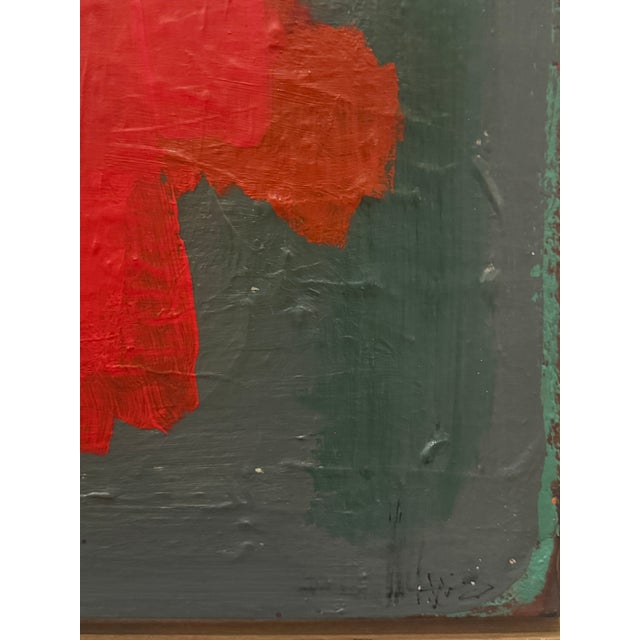 Original Abstract Expressionist Painting in Gallery Frame For Sale - Image 10 of 13