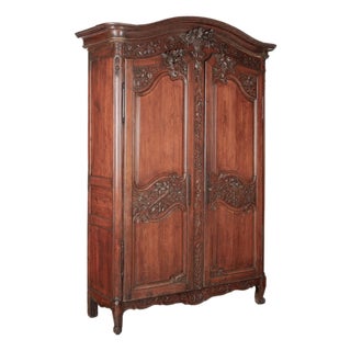 19th Century Louis XV Normandy Armoire For Sale