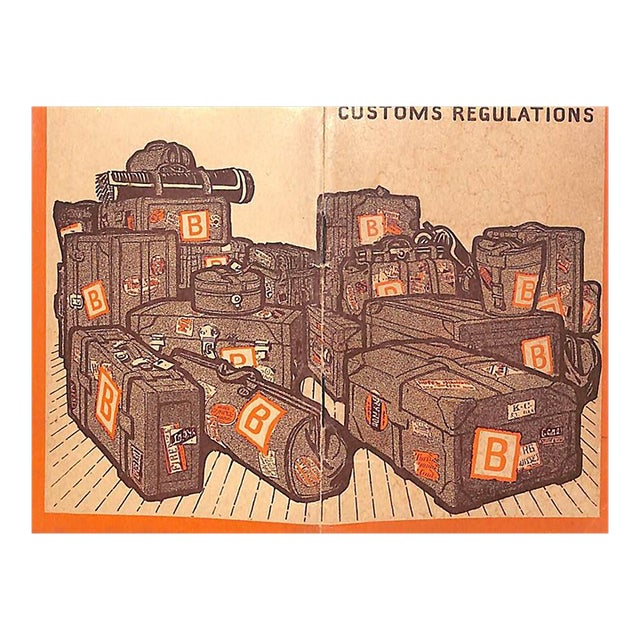 Brooks Brothers Customs Regulations a Companion Book "Going to Europe" 1911 For Sale