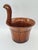 Mid-Century Rustic Folk Wooden Bucket or Vessel with Handle, 1960s For Sale - Image 4 of 9