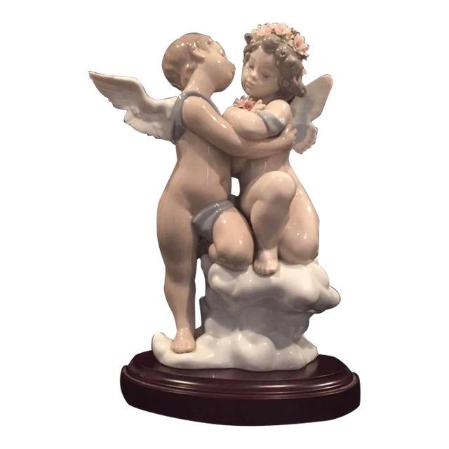 Limited Edition Lladro “Heaven and Earth” #2071 Porcelain Sculpture W/ Coa & Box For Sale
