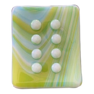 Contemporary Handmade Glass Soap Dish For Sale