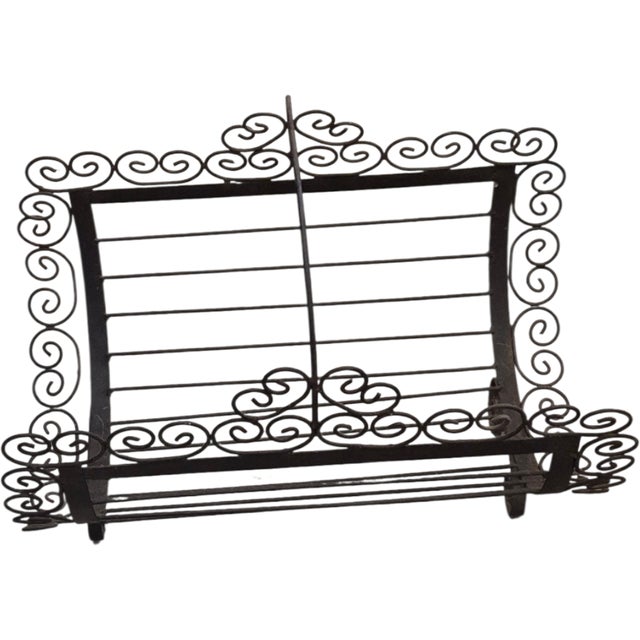 Mid-Century Modern 1950s Mid-Century Italian Hollywood Regency Firewood Holder, For Sale - Image 3 of 3