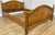 Contemporary Vintage French Double Bed Frame with Carved Headboard For Sale - Image 3 of 13