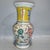 Art Deco Mid 20th Century Yellow Ground Porcelain Vase With Figural Narrative and Scroll Handles For Sale - Image 3 of 9