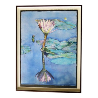 1981 Joseph Raffael "Evening Lily" Botanical Still Life Numbered Lithograph For Sale