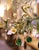 Early 20th Century French Floral Porcelain and Crystal Five-Light Chandelier For Sale - Image 4 of 9
