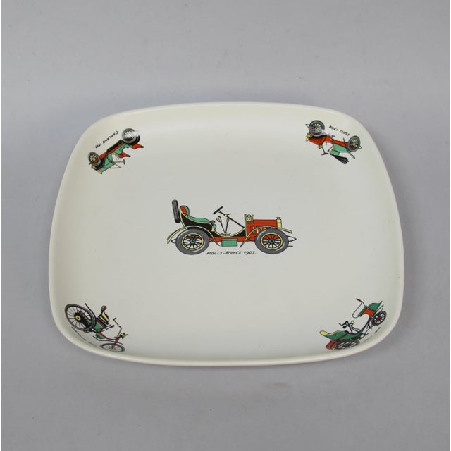 Vintage Decorative Tray in Ceramic, 1970s For Sale - Image 3 of 6