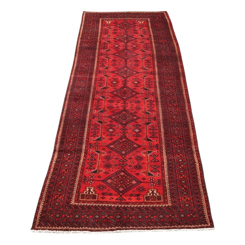 Middle Eastern Bukhara Rug in Wool For Sale