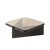 Black Alwa Square One Super Big Side Table with Smoky Grey Top and Black Base by Sebastian Herkner for Pulpo For Sale - Image 8 of 8