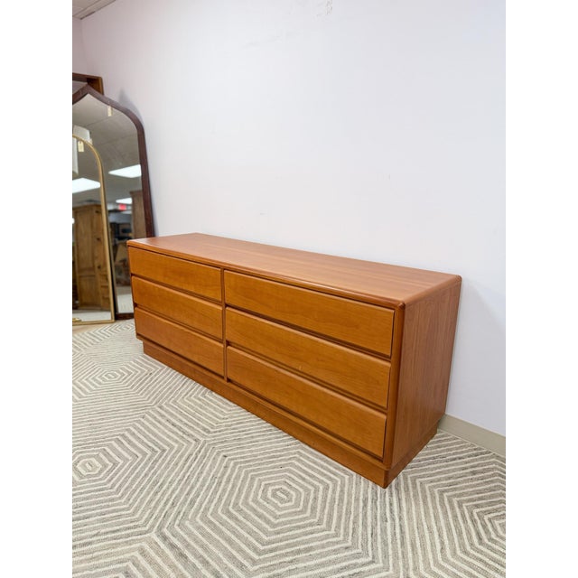 1970s Mid Century Modern Teak Dresser by Mobican, Danish Teak, Made in Denmark Console For Sale - Image 15 of 15