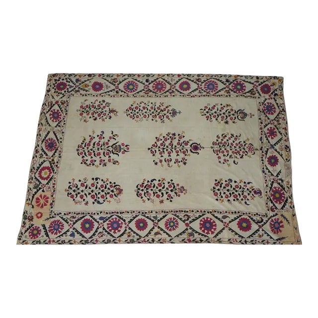 Early 19th Century Suzani Textile From Uzbekistan For Sale