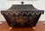Chinoiserie Style Gilt Decorated Black Tole Box With Scalloped Lid by Sarreid For Sale - Image 12 of 12