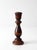 Vintage Turned Wood Candle Holder For Sale - Image 4 of 12