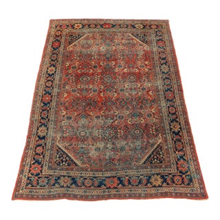 Rare Antique Persian Mahal Rug. 7'7"x 10'2" For Sale