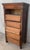 1940s French Art Deco Filling Cabinet With Five Folding Fronts For Sale - Image 5 of 9